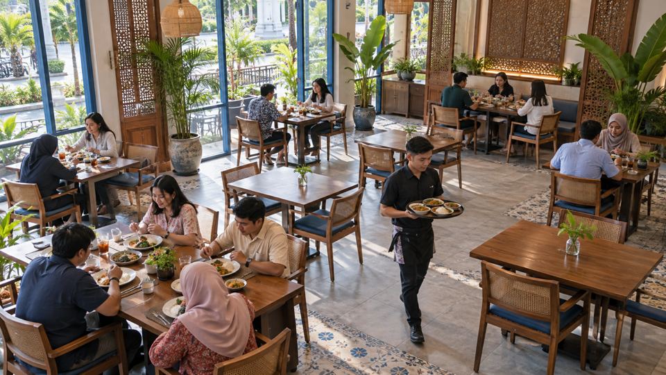 Customer Dwell Time by Table and Zone with AI detections