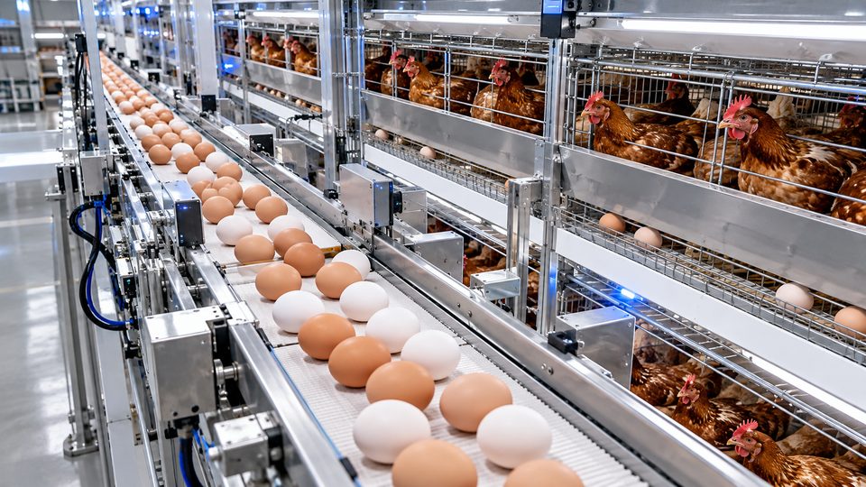 Automated Egg Counting and Crack Detection with AI detections