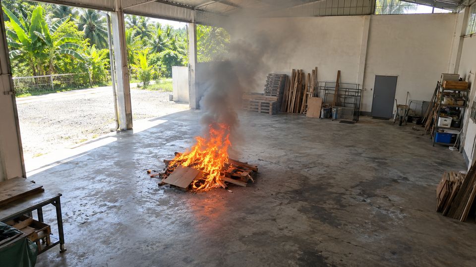 Indoor Fire and Flame Detection with AI detections