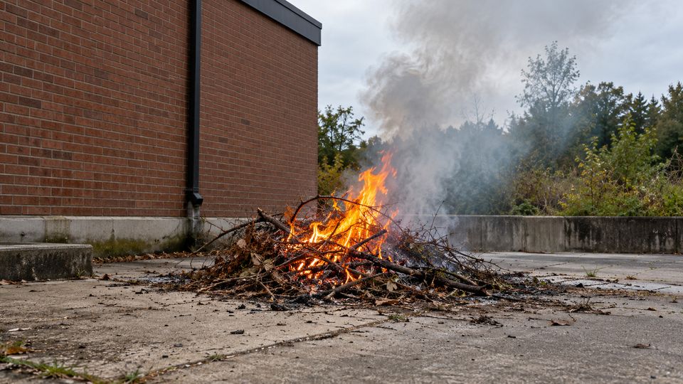 Outdoor Early Fire Warning with AI detections