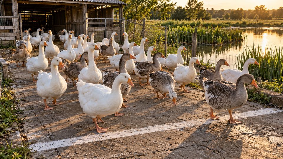 Poultry and Geese Counting with AI detections
