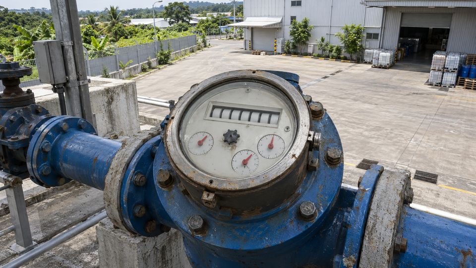 Water Meter Reading, generated site photo 2 with example AI detections