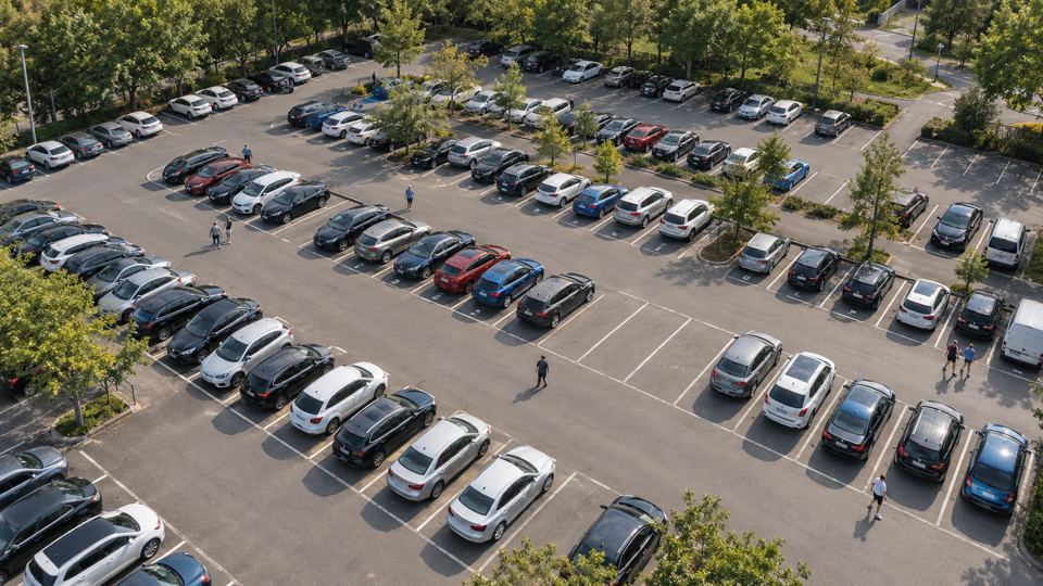 Parking Lot Occupancy with AI detections