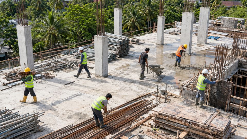 Construction Site PPE Detection with AI detections