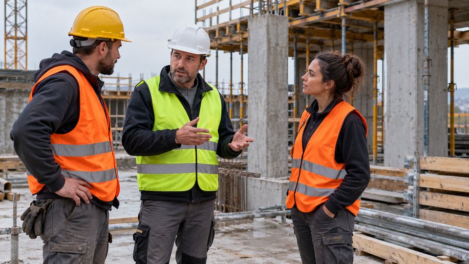 Construction Site PPE Detection with AI detections