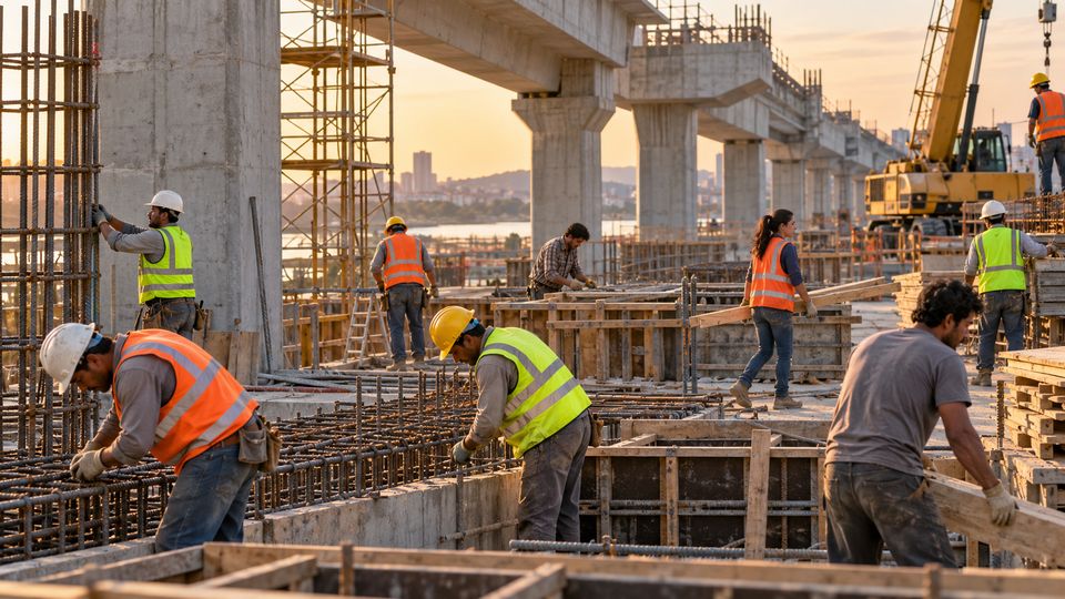 Construction Site PPE Detection with AI detections