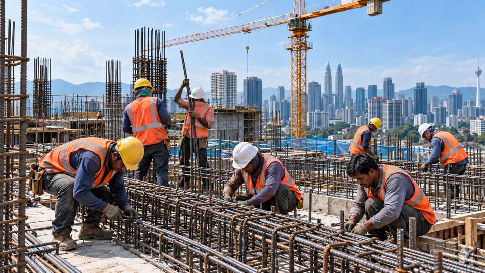 Construction Site PPE Detection with AI detections