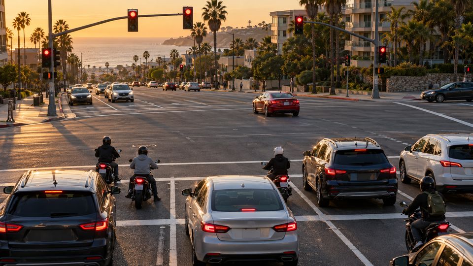 Red-Light Running Detection with AI detections