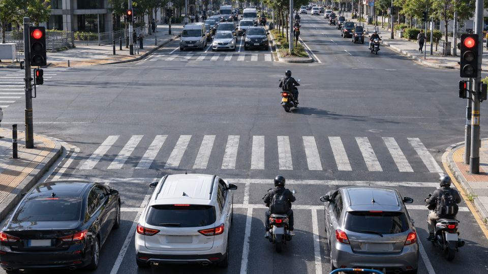 Red-Light Running Detection with AI detections