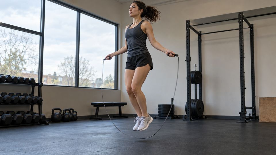 Rope Skipping and Exercise Counting, generated site photo 3 with example AI detections