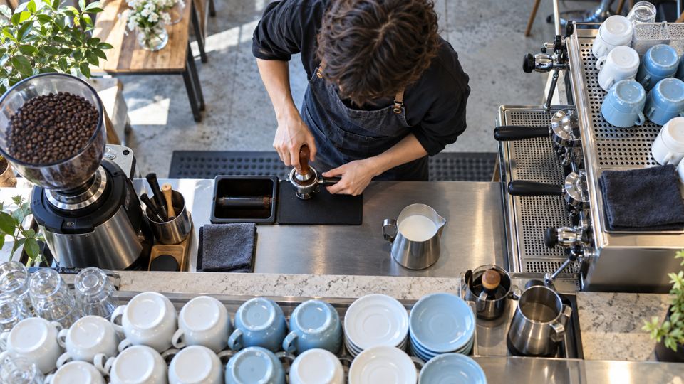 Cafe Staff Task Counting with AI detections