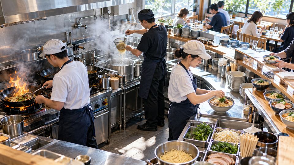 Cafe Staff Task Counting with AI detections
