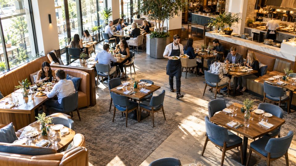 Restaurant Table Occupancy with AI detections