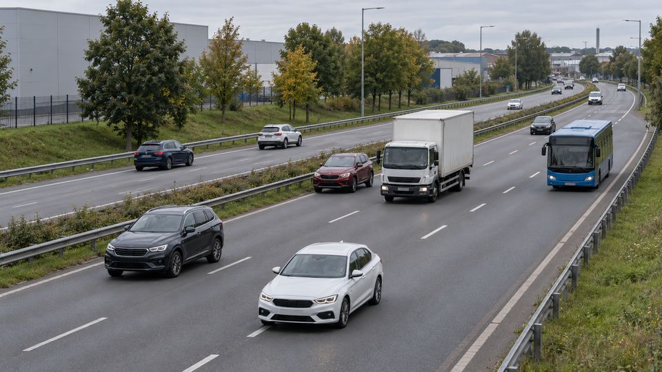 Multi-Lane Vehicle Counting and Speed with AI detections