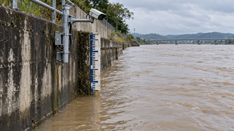 Water Level Monitoring with AI detections
